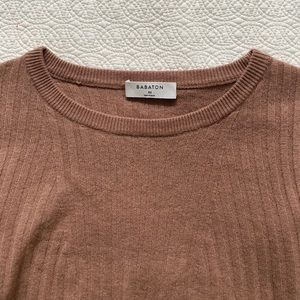 Babaton cropped long sleeve